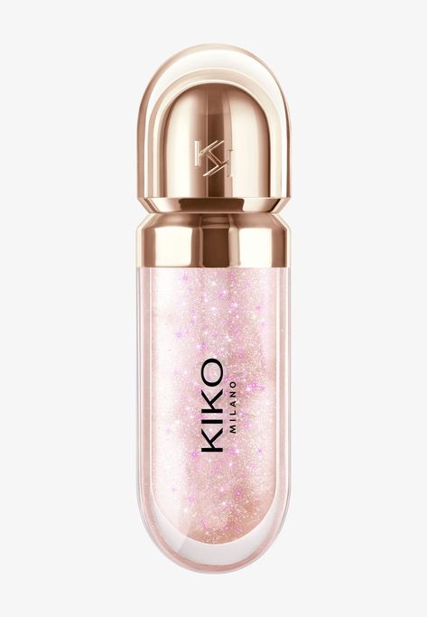 Cute Lipglosses, Kiko Milano Lipgloss, Kiko Gloss, Kiko Lip Gloss, Kiko Lipgloss, Gloss Kiko, Pink Wishlist, Glitter Lipgloss, Koleksi Makeup