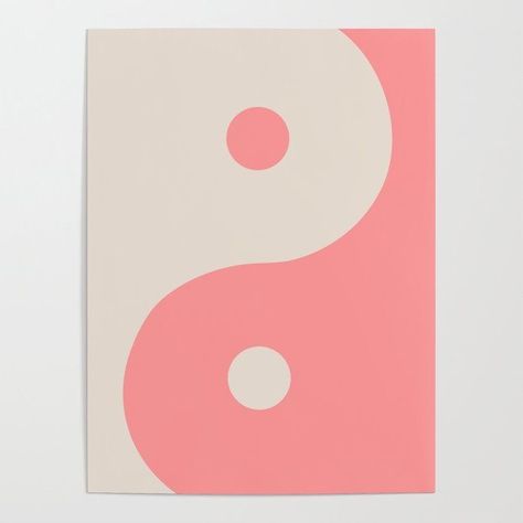 Yin Yang Poster, Colorful Digital Art, Cute Easy Paintings, Mini Toile, Pink Canvas Art, Witchy Wallpaper, Simple Canvas Paintings, Cute Canvas Paintings, Easy Canvas Art