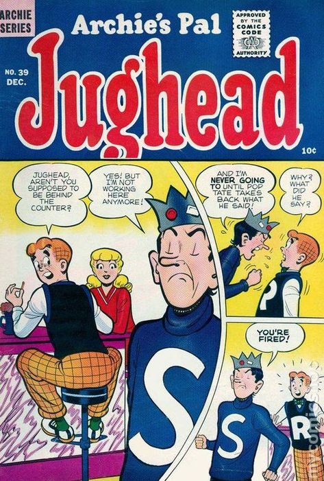 Jughead Comics Art, Vintage Archie Comics, Old Archie Comics, Jughead Comics, Archie Comics Jughead, Archie Comics 70s, Romantic Comics, High School Drama, Archie Comic Books