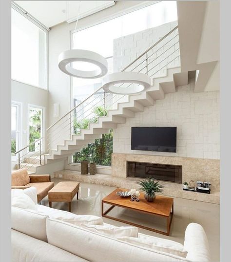 stair design stairs quotes home wallpaper home decor living room Stairs Tv Unit, Under Stairs Tv Unit, Under The Stairs Ideas, Living Room Under Stairs, Interior Design Under Stairs, Staircase In Living Room, Living Room Stairs, تحت الدرج, Ruang Tv