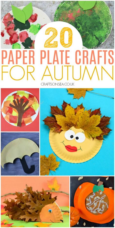 autumn crafts for kids paper plates #kidscrafts #fallcrafts #autumncrafts Autumn Crafts For Kids, Fall Crafts For Toddlers, Class Crafts, Hedgehog Craft, Paper Plate Crafts For Kids, Summer Board, Toddler Ideas, Fun Fall Crafts, Autumn Paper