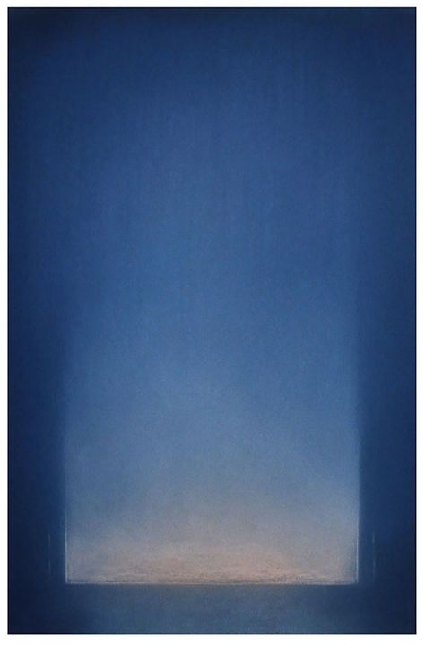 Richard Whadcock, Optical Phenomena, Presentation Styles, Painting Reference, Natural Magic, Pastel Paintings, Blue Abstract Painting, Minimalist Painting, Blue Painting