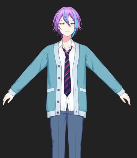 Rui School Outfit Pjsk, Rui Kamishiro Outfit, Rui Kamishiro School Uniform, Rui Kamishiro Full Body Png, Rui Kamishiro Cosplay, Project Sekai Rui, Characters Outfits, Fashion Character, Colourful Stage