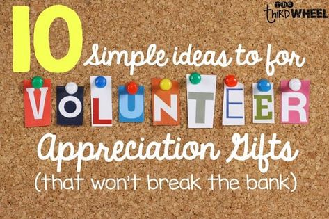 Classroom volunteers deserve every ounce of appreciation we can lavish on them. These are some simple ways to say thanks and show your appreciation. Classroom Volunteer, Volunteer Recognition, Church Volunteers, Volunteer Appreciation Gifts, Parent Volunteers, Appreciation Message, Volunteer Gifts, Volunteer Appreciation, Staff Appreciation