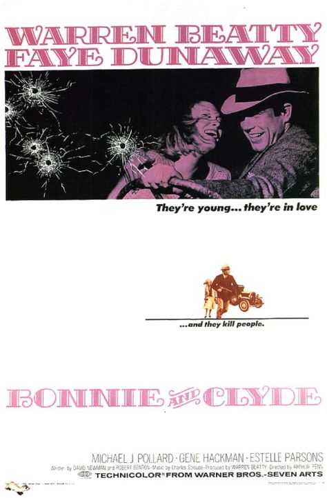 Bonnie And Clyde Poster, 60s Movies, Bonnie And Clyde 1967, Pretty Posters, Bonnie And Clyde, Warren Beatty, Bonnie N Clyde, Movie Posters Design, Kill People