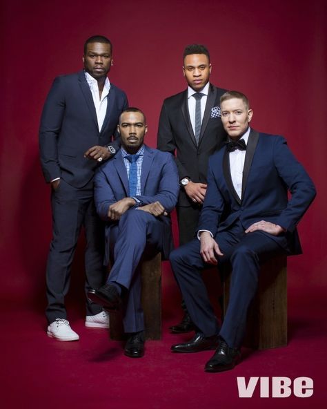 Ghost And Tommy, Tommy Egan, Power Tv Show, Joseph Sikora, Speaking Truth, Omari Hardwick, Group Photo Poses, Men In Suits, Vibe Magazine