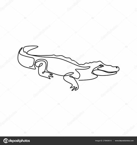 Crocodile Drawing Simple, Croc Tattoo, Drawing Crocodile, Alligator Tattoo, Crocodile Tattoo, Side Tattoos Women, Dna Tattoo, Drawing Minimalist, Bff Tattoos