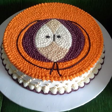 Cake - Kenny, South Park. Roseli Segalla Southpark Cake Ideas, South Park Birthday Party Ideas, Southpark Cake, South Park Birthday Cake, South Park Cake, South Park Birthday, Shout Park, Kenny South Park, Kenny Mccormick