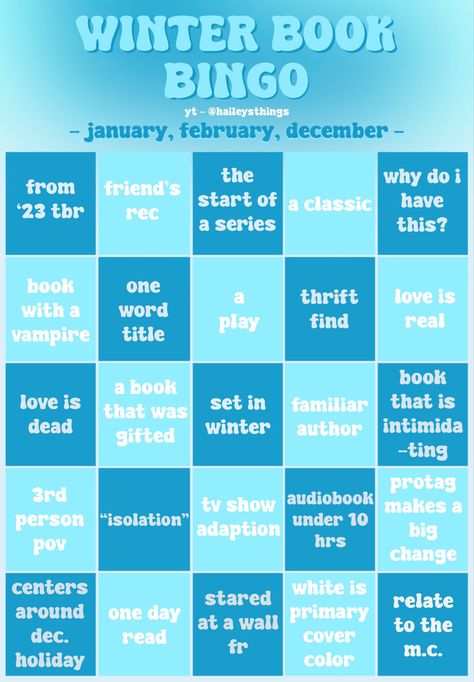 use this bingo chart as inspiration for reaching your reading goal in 2024! also check out my youtube channel for more content: https://youtube.com/@HaileysThings?si=W2QmhPWGR6RKLqwK ! Bingo Chart, Book Bingo, John Grisham Books, Bingo Books, Reading Bingo, Reading Template, Reading List Challenge, Book Reading Journal, Reading Charts