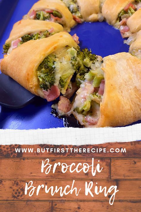 Ham Broccoli Crescent Ring, Croissant Appetizers, Brunch Ring, Crescent Rings, Crescent Roll Appetizers, Crescent Roll Cheesecake, Recipe Photo, Cheese Crescent Rolls, Broccoli Bake