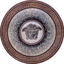 Handmade Stone Medallion - Medusa Marble Medallion, Pool Mosaic, Swimming Pool Mosaics, Mosaic Kits, Roman Mosaic, Mosaic Murals, Handmade Tile, Ancient Mythology, Mosaic Pool