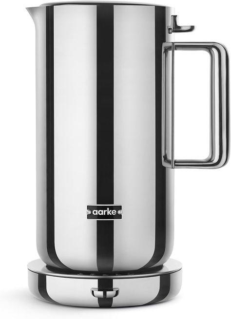 Amazon.com: aarke Stainless Steel Kettle, Perfect for Coffee & Tea Maker Enthusiasts, Non-Drip Spout, Double-Wall Construction, Dry Boil Protection, Heat-Safe Handle, LED Cool-Down Indicator, 40.6fl oz(Stainless): Home & Kitchen Modern Kettles, Hot Water Kettle, Soda Machines, Stainless Steel Kettle, Tea Maker, Water Kettle, Intelligent Design, Glass Gifts, Kitchen Stuff