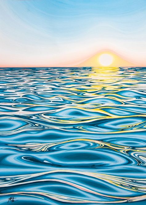 Ocean Art Painting, Painting On Canvas For Beginners, Canvas Painting Ideas For Beginners, Canvas Painting For Beginners, Painting Ideas For Beginners, Canvas For Beginners, Posca Art, Canvas Painting Ideas, Painting For Beginners