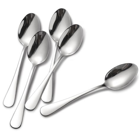 Modern Flatware, Must Have Kitchen Gadgets, Tea Spoons, Western Food, Tea Spoon, Stainless Steel Cutlery, Dessert Spoons, Coffee Spoon, Steak Knives