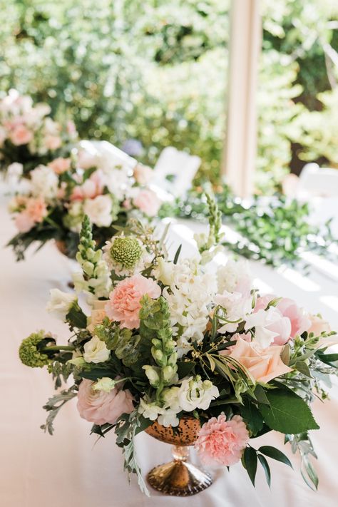 White Pink Green Wedding Flowers, Pink And Sage Floral Arrangements, Blush And Green Wedding Flowers, Pink White And Greenery Wedding Flowers, Green White And Pink Wedding Flowers, Pink White Green Flower Arrangements, Green White Gold Pink Wedding, Light Pink And Green Wedding Flowers, Green Pink White Aesthetic