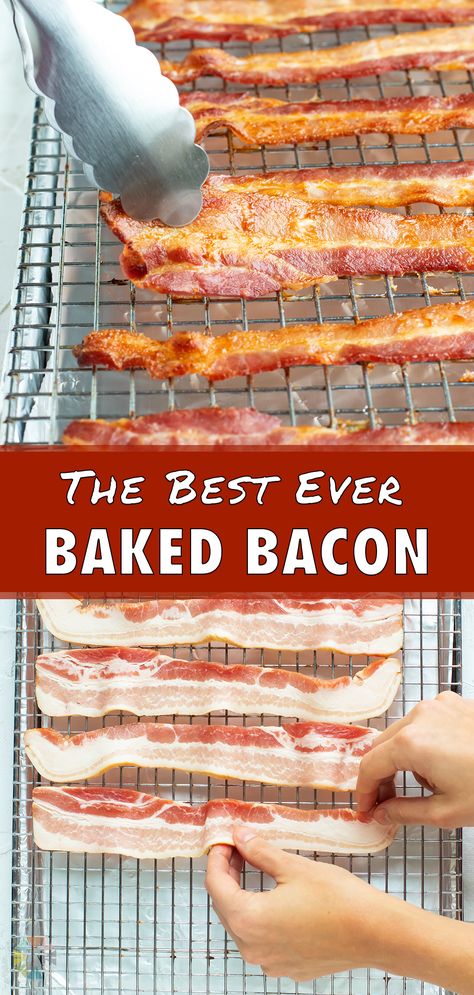 Oven Bacon Thick Cut, Frying Bacon In The Oven, How To Bake Bacon In The Oven Crispy, Flour Bacon In Oven, Crispy Oven Baked Bacon, Oven Baked Bacon With Flour, Oven Baked Bacon How To Make, How To Cook Bacon In The Oven Simple, Best Bacon In Oven