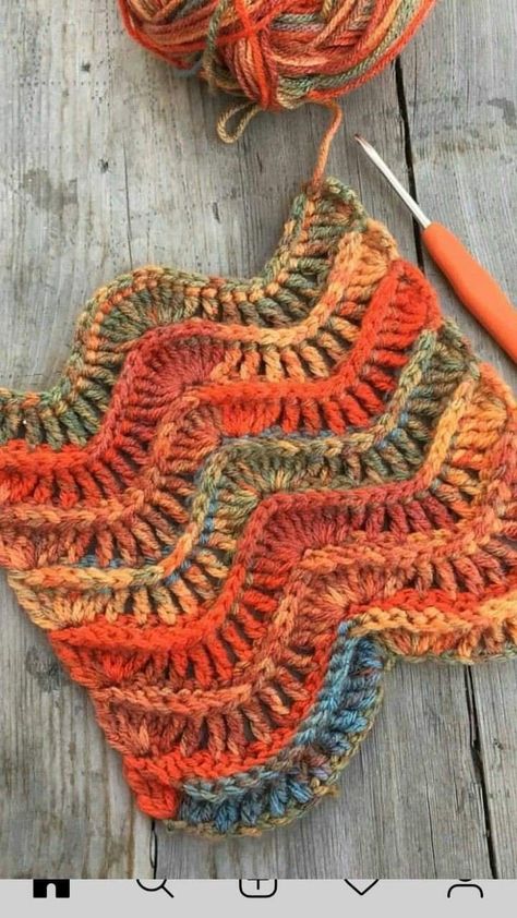 Diy Tricot, شال كروشيه, Crochet Stitches Patterns, Crochet Chart, Crochet Stitch, Crochet Scarves, Crochet Techniques, Crochet Shawl, Crochet Motif