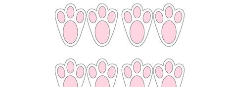 Bunny Feet Cut Out – Small Bunny Feet Template Printable, Bunny Feet Template, Bunny Paws, Small Bunny, Computer Paper, Program Design, Printable Stickers, Print Templates, Template Printable