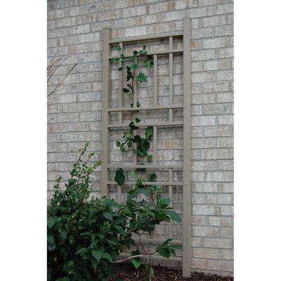 75 in. x 28 in. Mocha Vinyl PVC Wellington Trellis Vinyl Lattice Panels, Patio Trellis, Wall Trellis, Arbors Trellis, Arch Trellis, Garden Vines, Trellis Plants, Traditional Garden, Concrete Patio