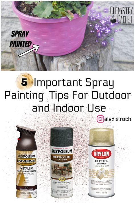 Painting Room Tips, Spray Paint Tips, Chemistry Ideas, Spray Paint Furniture, Paint Tips, Furniture Painting Techniques, Paint Primer, Diy Crafts Room Decor, Diy Landscaping