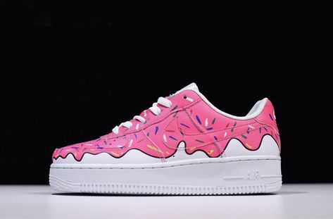 Air Force Shoes, Nike Shoes Air Force, Painted Sneakers, Running Nike, Custom Air Force 1, Nike Air Force Ones, Nike Air Force 1 Low, Trendy Sneakers, Air Force 1 Low