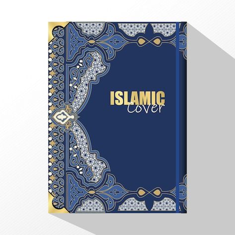 Quran Book Cover Design, Quran Cover Design, Islamic Book Cover Design, Ramadan Pattern, Quran Cover, Quran Covers, Book Cover Page, Notebook Cover Design, Quran Book