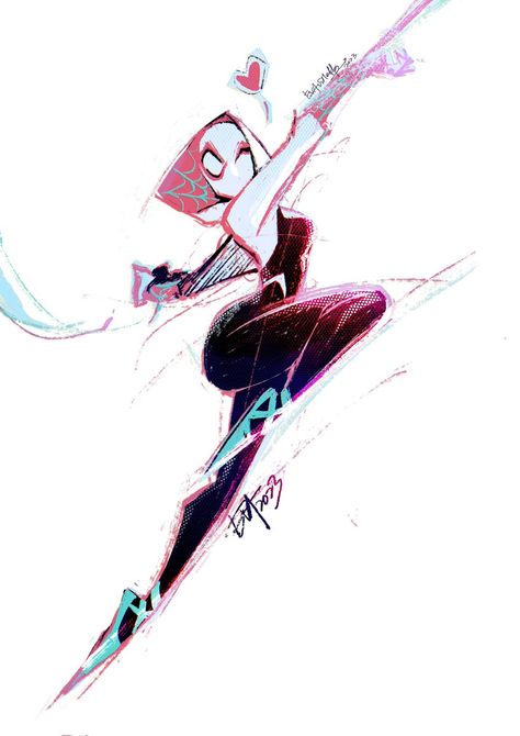 Spider Gwen Art, Marvel Spider Gwen, All Spiderman, Spiderman Drawing, Spiderman Art Sketch, Spiderman Artwork, Spider Art, Spiderman Pictures, Spider Girl