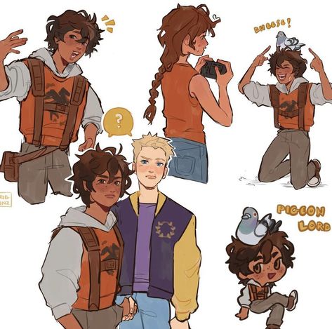 Zio Rick, Team Leo, Rick Riordan Series, Pjo Hoo, Jason Grace, Percy Jackson Fan Art, Percy Jackson Characters, Percy Jackson Memes, Leo Valdez