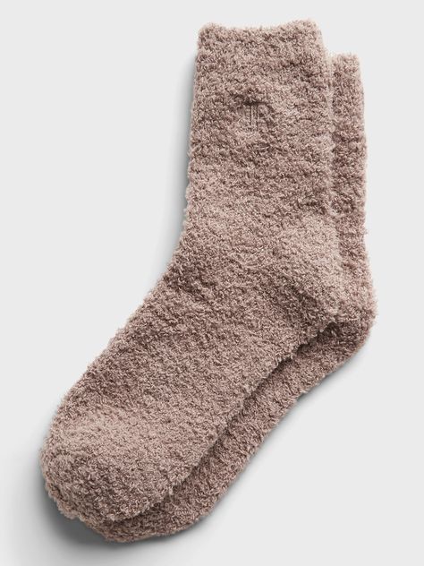 Cozy socks get even better thanks to a special eyelash yarn, which adds softness, stretch, and a fuzzy look.  Hits just above the ankle. Fuzzy Socks Aesthetic, Spa Night Party, Xmas Gift Guide, Socks Aesthetic, Silly Socks, Secret Santa Presents, Eyelash Yarn, Fluffy Socks, Comfy Socks