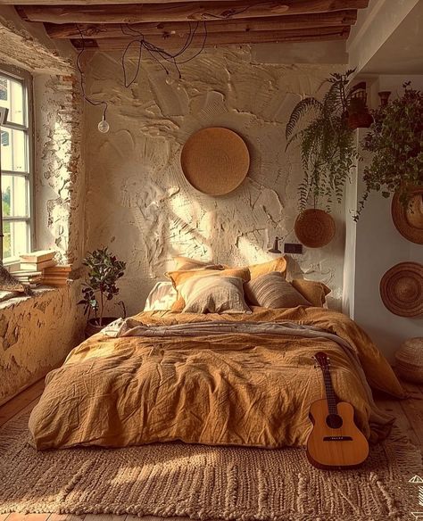 Earth Tone Home Aesthetic, Earthy Maximalism, Andalusian Interior Design, Brown Bedsheet, Neutral Bedroom Decor Earth Tones, Brown Wooden Texture, Texture Rug, Organic Bedroom, Inspiration Interior Design