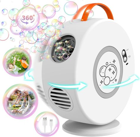 Portable Bubble Machine for Fun Outdoor Toy Birthday Wedding Christmas Party Bubble Blower, Bubble Solution, Outdoor Fun For Kids, Bubble Maker, Big Bubbles, Bubble Machine, Festival Accessories, Soap Bubbles, Bath Toys