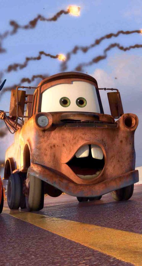 Mater Cars Disney, Disney Mater, Cars Cartoon Disney, Foto Cars, Flash Mcqueen, Disney Cars Wallpaper, Disney Cars Movie, Mater Cars, Tow Mater