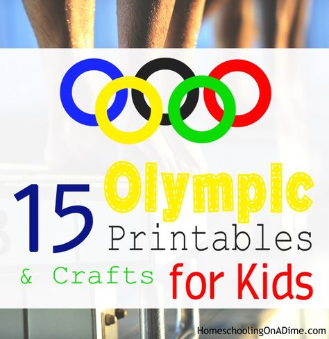 Olympic Printables Free, Summer Sports Crafts, Olympic Crafts For Kids, Winter Sports Crafts, Olympic Printables, Summer Olympics Activities, Vbs Olympics, Preschool Olympics, Olympic Theme Party