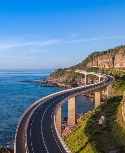 Scenic day at Sea Cliff Bridge Sea Cliff Bridge, Sea Cliff, June 15, The Dreamers, Bridge, On Instagram, Instagram