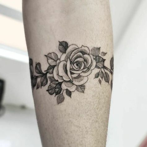 Roses Armband Rose Armband Tattoo, Rose Arm Band Tattoo, Rose Wrap Around Tattoo, Bracelet Tattoo For Man, Wrap Around Tattoo, Timeless Tattoo, Tattoo Maker, Armband Tattoos, Occult Tattoo