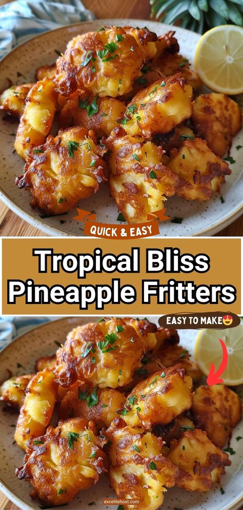 Ingredients:1 cup all-purpose flour2 tablespoons sugar1 teaspoon baking powder1/4 Pineapple Fritters Recipes, Pineapple Fritter Rings, Fresh Pineapple Recipes, Pineapple Fritters, Pineapple Breakfast, Pineapple Bread, Pineapple Desserts, Apple Cider Recipe, Fruit Fruit