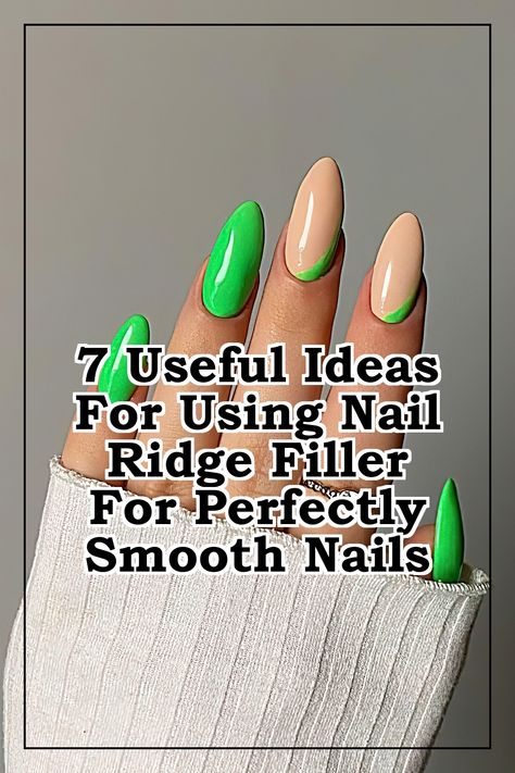 Discover the ultimate guide to achieving perfectly smooth nails with our 7 useful ideas for using nail ridge filler. This essential product not only minimizes the appearance of ridges but also enhances the overall look of your manicure. Whether you're preparing for a special occasion or simply want to elevate your everyday nail routine, our tips will help you achieve a flawless finish. Say goodbye to uneven surfaces and hello to beautiful nails! Smooth Nails, Nail Ridges, Nail Routine, Useful Ideas, Nail Care Routine, Brittle Nails, Nail Strengthener, Healthy Nails, Artificial Nails