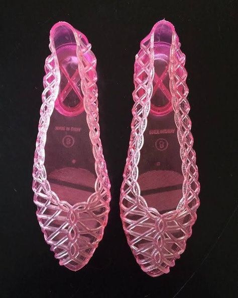 @eightiesgirls on Instagram: “Jellies! Who remembers these shoes? #80s #90s #nostalgia #childhoodmemories #retro #oldschool #jellyshoes #jellies #backintheday…” Shoes 80s, Jelly Shoes, 90s Nostalgia, Childhood Memories, Old School, Jelly, Sandals, How To Wear, On Instagram