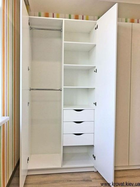 Small Wardrobe Design Aesthetic, Closet Designs Small Aesthetic, Simple Almari Design, Cupboard Small Bedroom, Aesthetic Room Wardrobe, Small Room Cupboard Design, Cupboard Ideas For Small Bedroom, Aesthetic Cupboard Bedroom, Small Room Cupboard Ideas