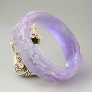 Jade Gemstone Bangle Bracelet, Lavender Jade, Luxury Jade Bangle Jewelry, Luxury Jade Bangle Bracelet, Purple Jade Jewelry, Jade Accessories, Handmade Elegant Jade Bangle, Purple Jade Bracelet, Lavender Jade Jewelry