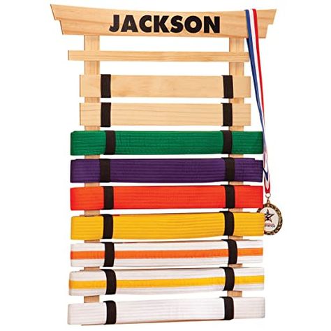 Martial Arts Belt Rack, Eye On The Prize, Martial Arts Belts, Karate Belt, Belt Rack, Belt Display, Medal Display, Confidence Boosters, Eyes On The Prize