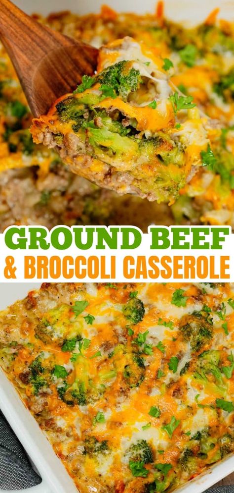 Broccoli Casserole With Ground Beef, Ground Beef Recipes With Broccoli, Recipes With Ground Beef And Broccoli, Keto Cheesy Hamburger Broccoli Casserole, Burger And Broccoli Recipes, Ground Beef Mozzarella Cheese Recipes, Hamburger Broccoli Alfredo, Ground Burger Casserole Recipes, Broccoli Cheddar Cheese Rice Ground Beef Casserole