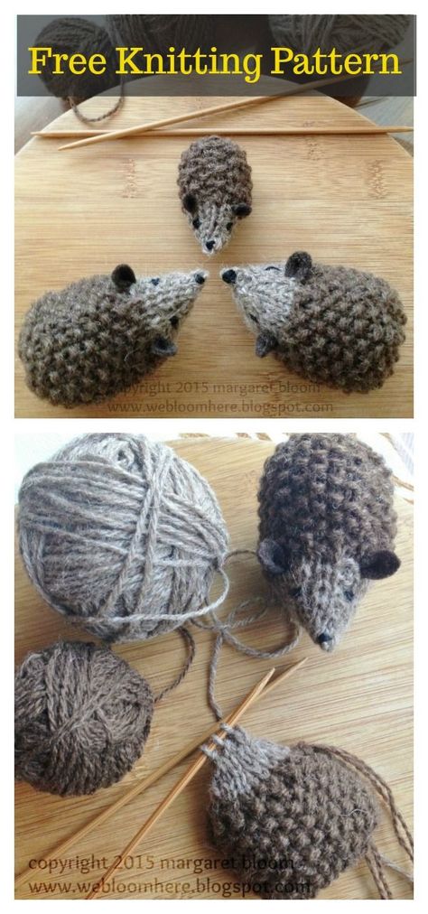 These Amigurumi Hedgehog Free Knitting Patterns make many very cute and cuddly hedgehogs that you can put around the house. Make one now with the free pattern provided by the link below.. #HandmadeToys #KnittingInspiration #ToyCrafts #KnittingForKids #KnittingPatterns Amigurumi Hedgehog, Hedgehog Pattern, Christmas Knitting Patterns Free, Modern Knitting Patterns, Miniature Knitting, Spool Knitting, Knitted Toys Free Patterns, Baby Booties Knitting Pattern, Animal Knitting Patterns