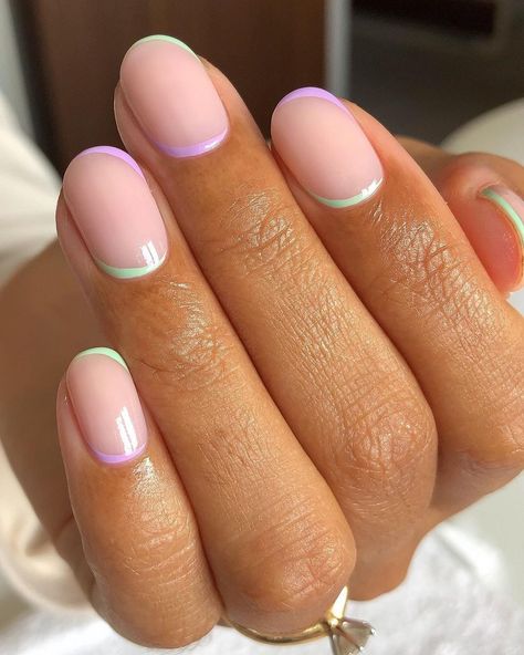 Nagellack Trends, Short Gel Nails, Subtle Nails, Minimal Nails, Cute Gel Nails, Nails 2024, Minimalist Nails, Manicure Y Pedicure, Chic Nails