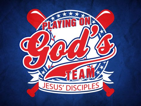 Playing on God's Team_Series Graphic Sports Vbs, Sports Bulletin Boards, Church Bulletins, Vacation Bible School Themes, Lifeway Vbs, Sports Theme Classroom, Team Theme, Olympic Theme, Christian Graphics