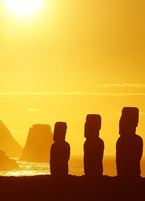 Moai Statues, Easter Island Heads, Easter Island Statues, Indigenous Tribes, Film Pictures, Easter Island, The Coast, Creating Art, Travel Dreams