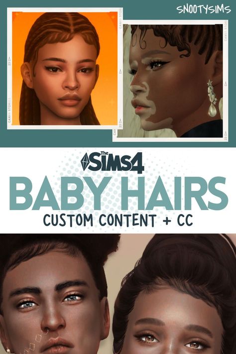 Custom content creators of the Sims 4 provide us with an array of different options for customization. So, if you’re looking to add more realistic and natural baby hairs for your Sims 4 characters, look no further! Below is a list of some our favorite baby hairs CC. Sims 4 Babyhair Edges, Sims 4 Edges Hair, The Sims 4 Edges Cc, Babyhairs Edges Sims 4, Gege Sims Hair, Sims 4 Cc Hairline Edges, Realist Sims 4 Cc, Ts4 Edges Cc, Sims 4 Babyhair Edges Cc