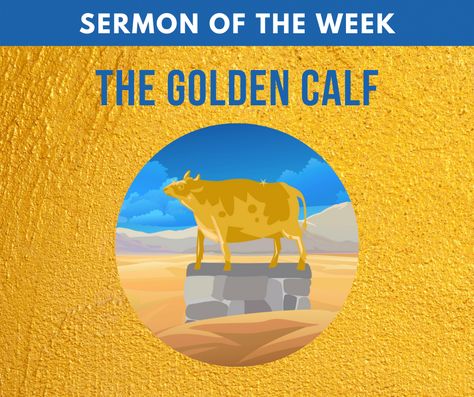 Golden Calf Bible Story, Golden Calf Activity, Golden Calf Craft For Kids Sunday School, Golden Calf Craft, Preschool Sunday School Lessons, Exodus 32, The Golden Calf, Golden Calf, Childrens Sermons