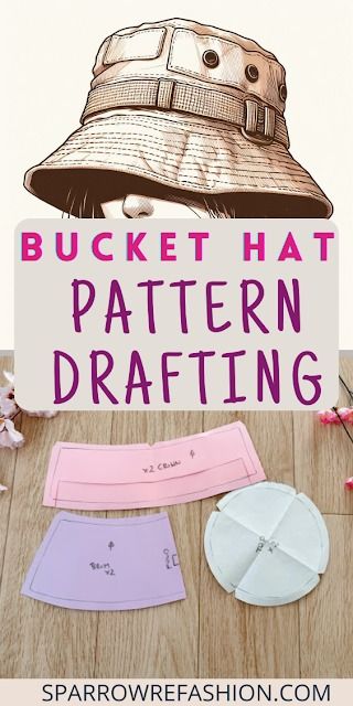 Outdoor Hat DIY Patterns: Sun Beach, Fisherman, and Bucket Hats - Sparrow Refashion: A Blog for Sewing Lovers and DIY Enthusiasts Mens Bucket Hat Pattern Free, Sunhat Pattern Free Sewing, Men’s Bucket Hat, Diy Bucket Hat Free Pattern, Free Bucket Hat Sewing Pattern, Fisherman Hat Pattern, Hat Sewing Pattern Free, Sew A Bucket Hat, Bucket Hat Pattern Free