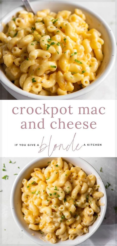 Want a super easy crockpot recipe that every one will love? This creamy mac and cheese is delicious and simple to prepare. Just add the ingredients to the slow cooker, give it a stir and leave it to cook. Voila! It’s ready to enjoy in no time. Creamy Crockpot Mac And Cheese, Super Easy Crockpot Recipes, Crockpot Mac N Cheese Recipe, Copycat Food, Easy Mac N Cheese, Crockpot Mac And Cheese, Creamy Macaroni And Cheese, Easy Peasy Recipes, Creamy Mac And Cheese